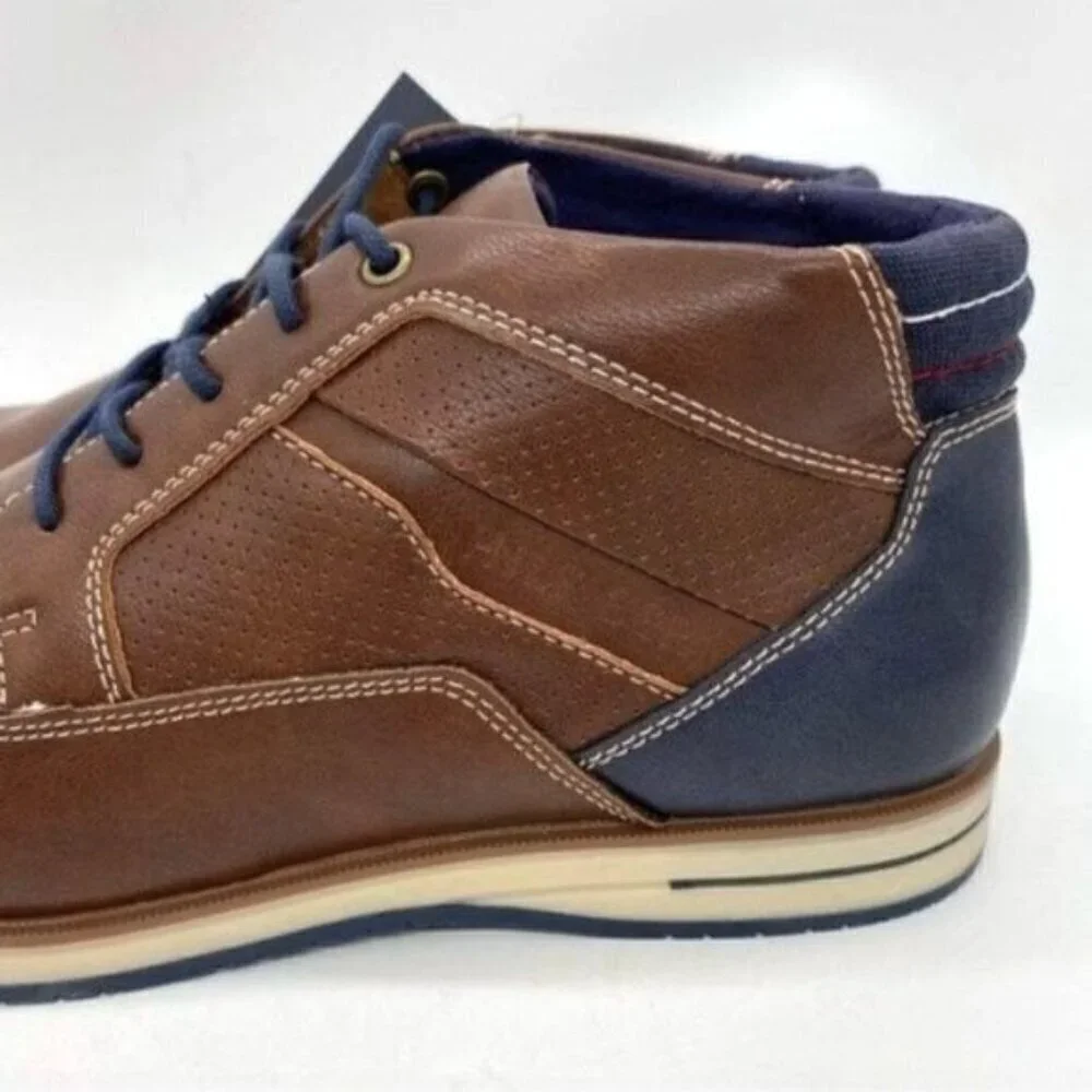 Tommy Hilfiger Boots Mens Leather Lace Up Ulan Chukka Size 10